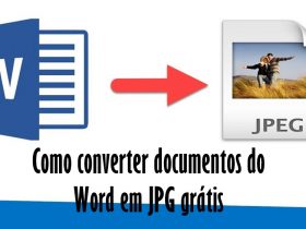 Como converter documentos do Word em JPG grátis?