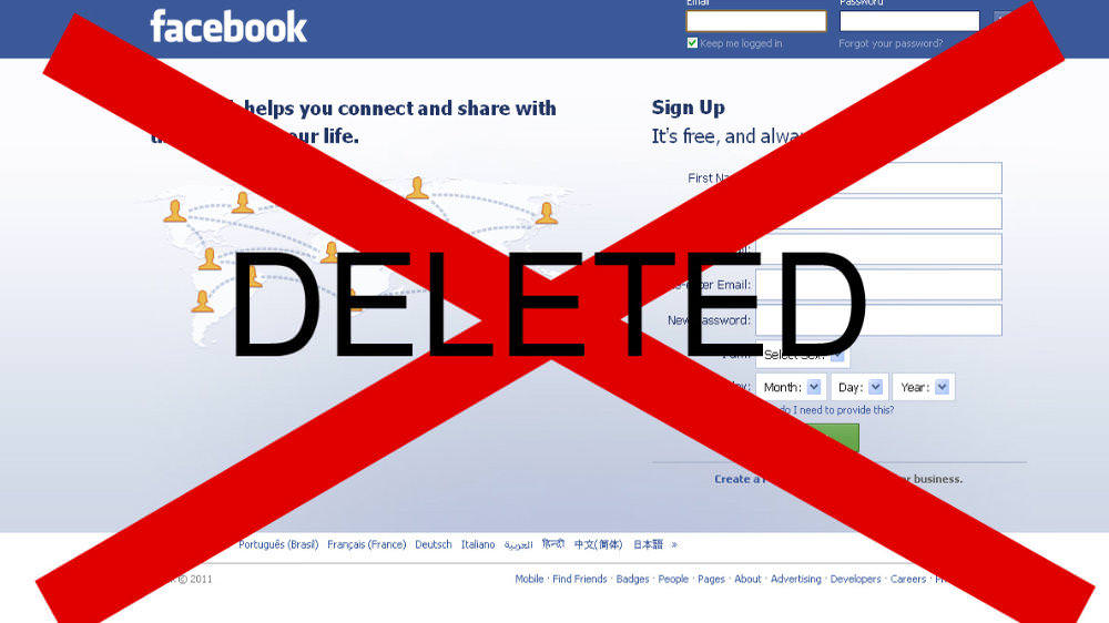 Excluir o Facebook